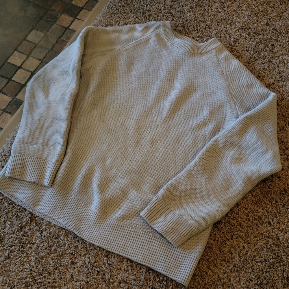 H&M Men's Cream Sweater L